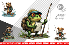 Fishing Grumps Clipart Product Image 1