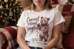 Grumpy Christmas Burnout Sublimation Product Image 3