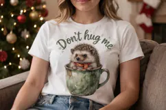 Grumpy Christmas Burnout Sublimation Product Image 4