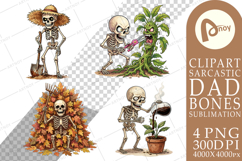 Grumpy Garden Dad Bone Sublimation Product Image 1