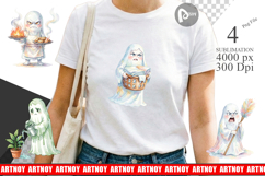 Grumpy Ghost Home Disasters Sublimation Product Image 1