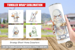 Grumpy Ghost Home Disasters Tumbler Product Image 1
