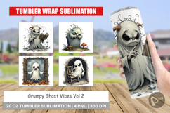 Tumbler Grumpy Ghost Product Image 1