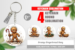 Keychain Grumpy Gingerbread Gang Product Image 1