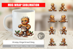 Mug Wrap Grumpy Gingerbread Gang Product Image 1