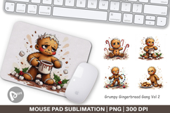 Mouse Pad Grumpy Gingerbread Gang Product Image 1