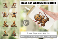 Glass Can Grumpy Gingerbread Gang Product Image 1