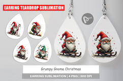 Earring Grumpy Gnome Christmas Product Image 1
