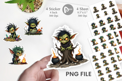 Grumpy Goblin Sticker Product Image 1