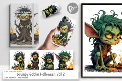 Digital Paper Grumpy Goblin Product Image 1