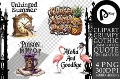 Gothic Summerween Sublimation Product Image 1