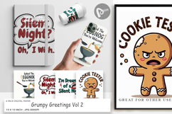 Grumpy Greetings Digital Paper Product Image 1