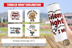 Grumpy Greetings Tumbler Product Image 1