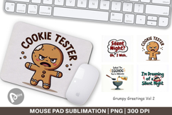 Grumpy Greetings Mouse Pad Product Image 1