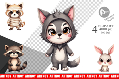 Clipart Halloween Critters Product Image 1