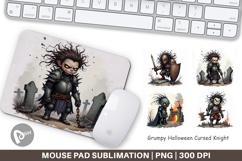 Mouse Pad Grumpy Knight Product Image 1