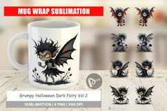 Mug Wrap Grumpy Dark Fairy Product Image 1