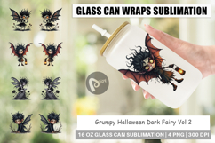 Glass Can Grumpy Dark Fairy Product Image 1