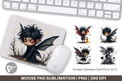 Mouse Pad Grumpy Dark Fairy Product Image 1