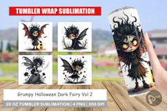 Tumbler Grumpy Dark Fairy Product Image 1