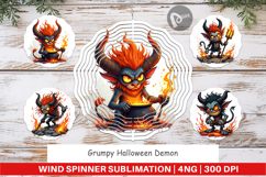 Wind Spinner Grumpy Demon Product Image 1