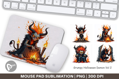 Mouse Pad Grumpy Demon Product Image 1