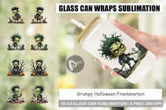 Glass Can Grumpy Frankenstein Product Image 1