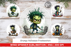 Wind Spinner Grumpy Frankenstein Product Image 1