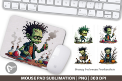 Mouse Pad Grumpy Frankenstein Product Image 1