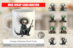 Mug Wrap Grumpy Pirate Ghost Product Image 1