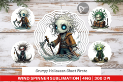 Wind Spinner Grumpy Pirate Ghost Product Image 1