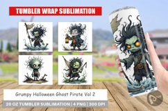 Tumbler Grumpy Pirate Ghost Product Image 1