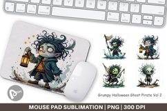Mouse Pad Grumpy Pirate Ghost Product Image 1