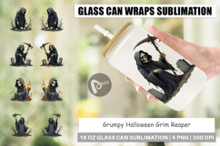 Glass Can Grumpy Grim Reaper Product Image 1