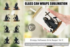 Glass Can Grumpy Grim Reaper Product Image 1