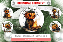 Ornament Grumpy Jack o Lantern Product Image 1