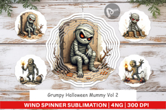 Wind Spinner Grumpy Mummy Product Image 1