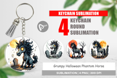 Keychain Grumpy Phantom Horse Product Image 1