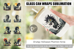 Glass Can Grumpy Phantom Horse Product Image 1