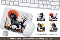 Mouse Pad Grumpy Phantom Horse Product Image 1