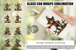 Glass Can Grumpy Scarecrow Product Image 1