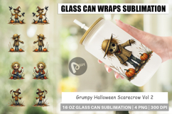 Glass Can Grumpy Scarecrow Product Image 1
