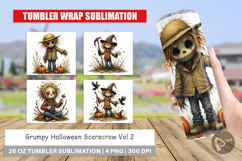 Tumbler Grumpy Scarecrow Product Image 1