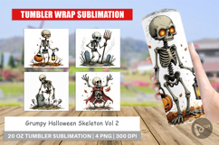 Tumbler Grumpy Skeleton Product Image 1