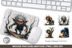 Mouse Pad Grumpy Troll Product Image 1