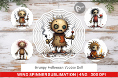 Wind Spinner Grumpy Voodoo Doll Product Image 1