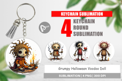 Keychain Grumpy Voodoo Doll Product Image 1