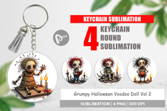 Keychain Grumpy Voodoo Doll Product Image 1