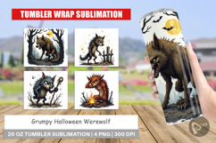 Tumbler Grumpy Werewolf Product Image 1