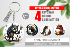 Keychain Grumpy Werewolf Product Image 1